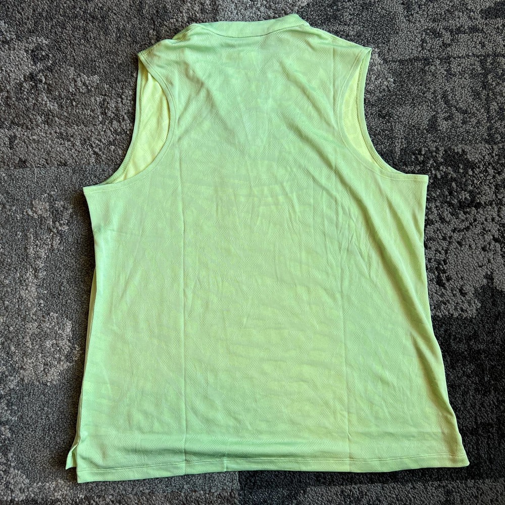 Nike Dri-FIT Victory Jacquard Print Sleeveless Golf Polo Shirt NEW XL - Picture 5 of 5